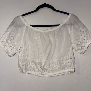 Accessorize White Eyelet Blouse